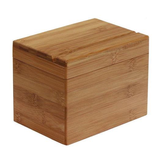 Oceanstar Bamboo Recipe Box with Divider - Homely