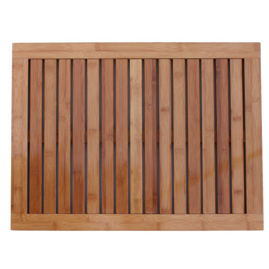 Eco-Friendly Bamboo Shower and Bath Floor Mat - Oceanstar FM1163 - Homely